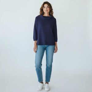 Women’s size 1X Rafaella Sweater- New Without Tags, Dark Blue